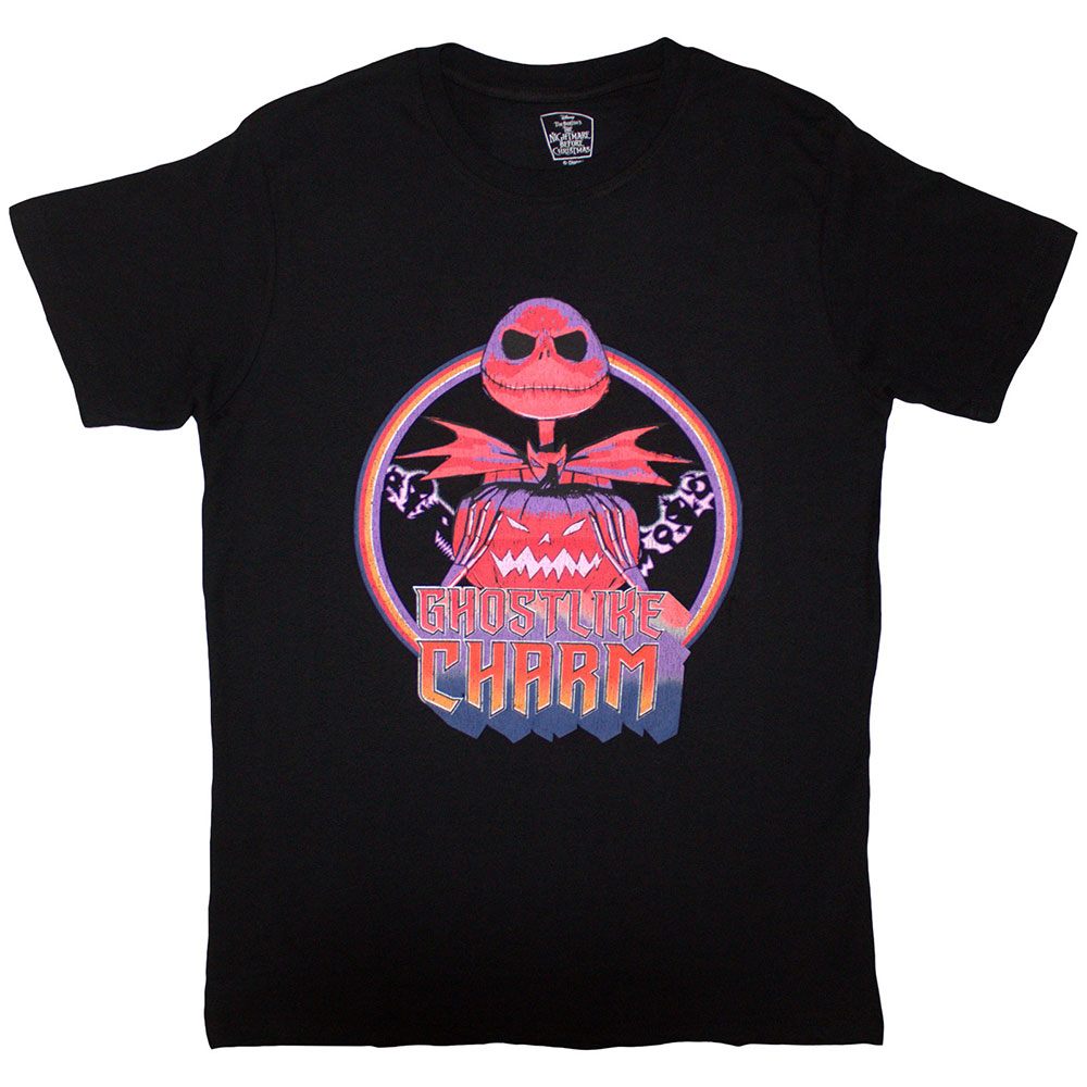 Disney The Nightmare Before Christmas - Ghostlike Charm Herren T-Shirt - Schwarz